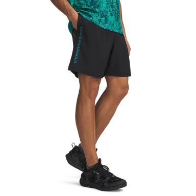 Men's Black Under Armour UA Woven Wordmark Shorts from O'Neills.
