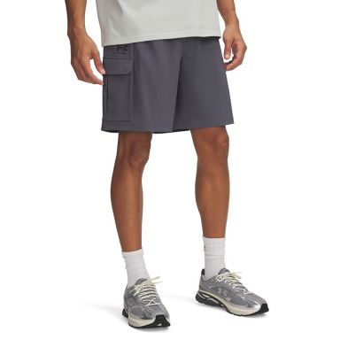 Grey Under Armour Men's UA Vibe Woven Cargo Shorts from O'neills