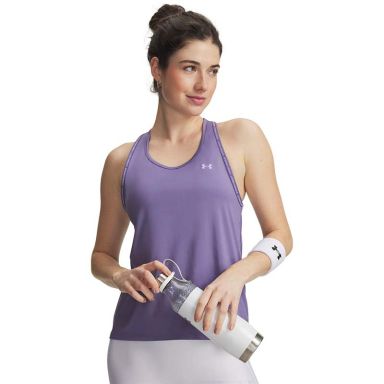 Women's Purple Under Armour UA Tech™ Knockout Tank Top from O'Neills.