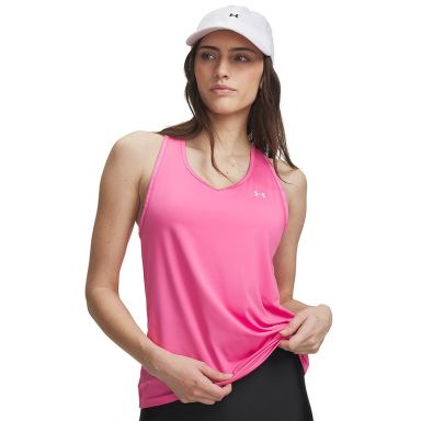 Under Armour Women's UA Tech™ Knockout Tank Top Pink Frenzy / Prime Pink