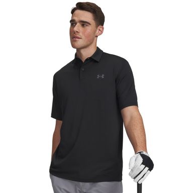 Men's Black Under Armour UA Matchplay Polo Shirt from O'Neills.