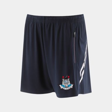 O'Neills Dublin GAA Kids' Sedona Training Shorts Marine / White / Pink