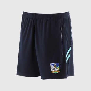 O’Neills Limerick GAA Sedona Shorts Navy / Green with official crest