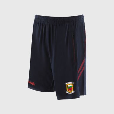 O’Neills Mayo GAA Sedona Shorts Navy / Red with official crest