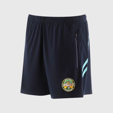 O’Neills Roscommon GAA Sedona Shorts Navy / Green with official crest