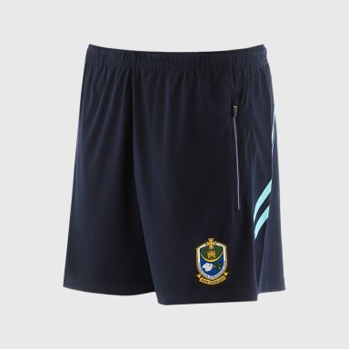 O’Neills Roscommon GAA Sedona Shorts Navy / Green with official crest