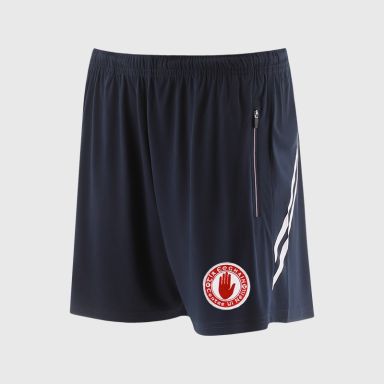 O’Neills Tyrone GAA Sedona Shorts Navy / Pink with official crest