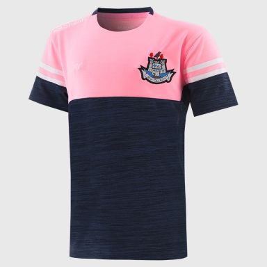 O'Neills Dublin GAA Kids' Sedona T-Shirt Marine / Pink / White