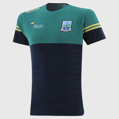 O’Neills Fermanagh GAA Kids' Sedona T-Shirt Navy with official crest