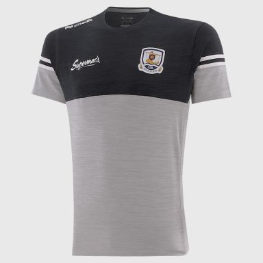 O’Neills Galway GAA Sedona T-Shirt Silver with official crest