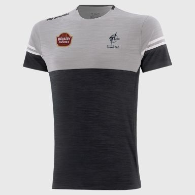 O'Neills Kildare GAA Kids' Sedona T-Shirt Black / Silver / White