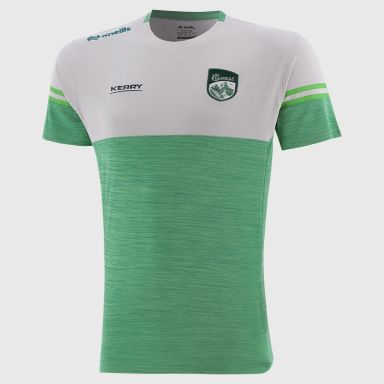 O’Neills Kerry GAA Sedona T-Shirt Green with official crest