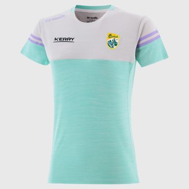 O’Neills Kerry GAA Sedona T-Shirt Green with official crest