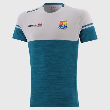 O’Neills Longford GAA Sedona T-Shirt Blue with official crest