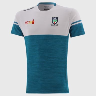 O'Neills Monaghan GAA Kids' Sedona T-Shirt Blue / White / Blue