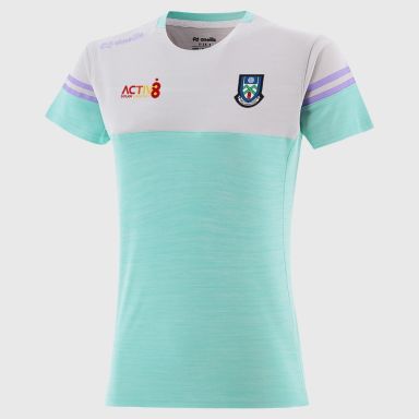 O’Neills Monaghan GAA Sedona T-Shirt Green with official crest