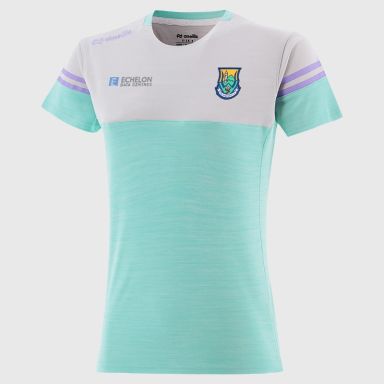 O’Neills Wicklow GAA Kids' Sedona T-Shirt Green with official crest