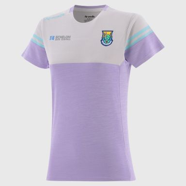 O’Neills Wicklow GAA Kids' Sedona T-Shirt Purple with official crest