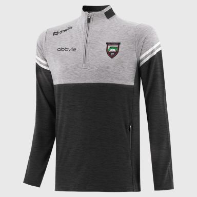 O’Neills Sligo GAA Sedona Kids' Half Zip Top Black / Silver From O'Neills