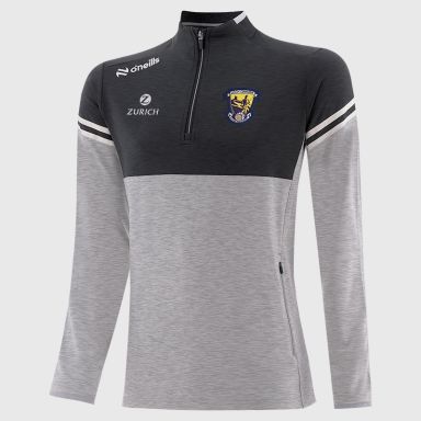 O’Neills Wexford GAA Sedona Half Zip Top Silver with official crest