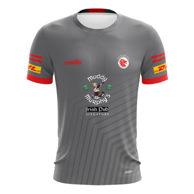 Singapore Gaelic Lions 2022 Short Sleeve Training Top (Dark Grey)