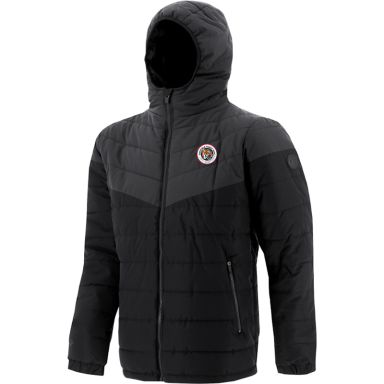 Sheffield Tigers RUFC Men's Maddox Hooded Padded Jacket Black