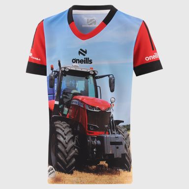 Men’s Born Red-dy!! O’Neills ploughing jersey Sky / Red / Black