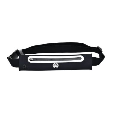 Black and white Six Peaks Reflective Running Expandable Waist Belt Black from O'Neills
