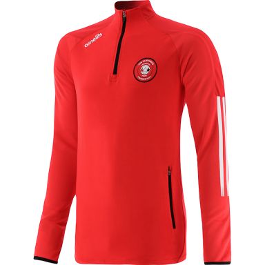 Red Tristar FC Sierra HZ Brush Top, with Auto-lock zip with zip guard from o'neills.