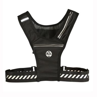 Black Six Peaks Lightweight Running Vest from O'Neills.