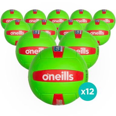 O'Neills Smart Touch Football Green / Red 12 Pack