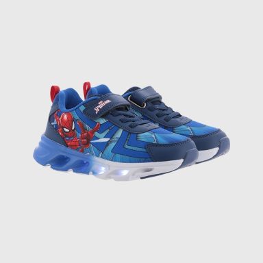 Kids' Spiderman Light Up Sole Trainers Blue / Cobalt Blue From O'Neills