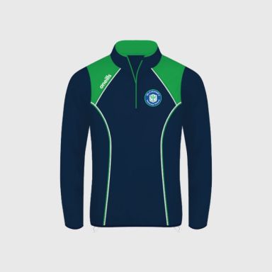 St. Columbs PS Cullion Bailey Squad Half Zip Top Marine / Green / White