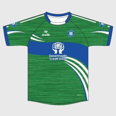 St. Columbs PS Cullion Kids' Shortsleeve Training Top Green / Royal