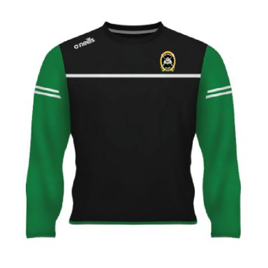 St Patrick's College Ballymena Kids' Bolton Fleece Crew Neck Top Black / Green / White