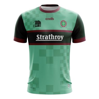 St Mary's University College Belfast Shortsleeve Training Top Green / Maroon / Bottle