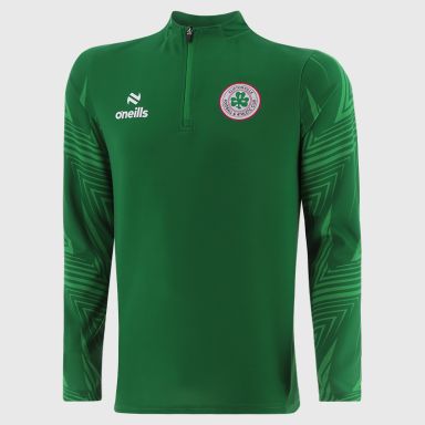 Cliftonville FC Men's Sub X Brushed Half Zip Green from O’Neills