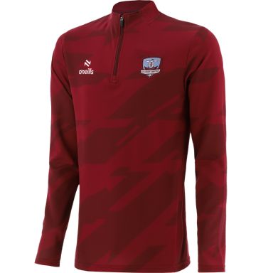 Men's Galway United FC Half Zip Top with embroidered Galway United crest by O’Neills. 
