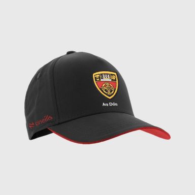 Black Down GAA Sully II Baseball Cap from O’Neills Sportswear complete with official Down GAA County Crest.
