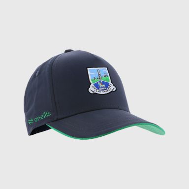 Navy / Green Fermanagh GAA Sully II Baseball Cap from O’Neills Sportswear complete with official Fermanagh GAA County Crest