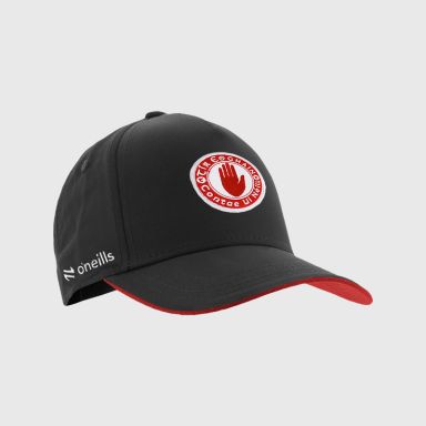 Black Tyrone GAA Sully II Baseball Cap from O’Neills Sportswear complete with official Tyrone GAA County Crest