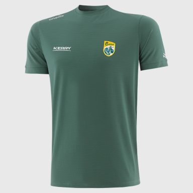 Green O’Neills Kerry GAA Men’s Surge Soft Touch T-Shirt designed for comfort and movement