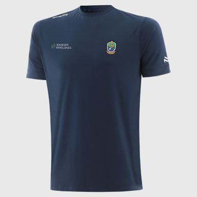 O'Neills Roscommon GAA Men's Surge T-Shirt Marine / Silver
