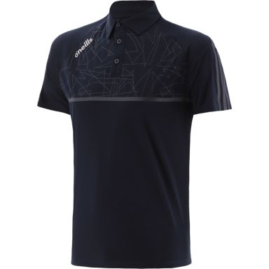 Navy Kids' Synergy Polo Shirt with short sleeves by O’Neills.