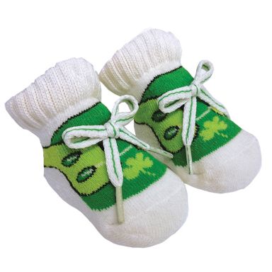 Kids' Trad Craft Baby Shamrock Bootie Green / White