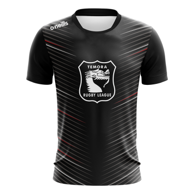 Temora Dragons Printed Games Shirt (Black)