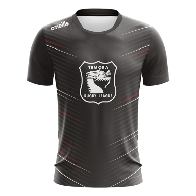 Temora Dragons Printed Games Shirt (Dark Grey)