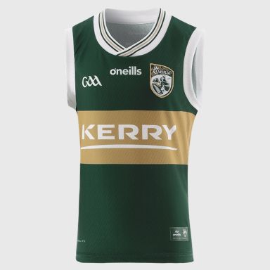 Bottle O’Neills Kerry GAA Kids' Home Vest 2026 by O’Neills.