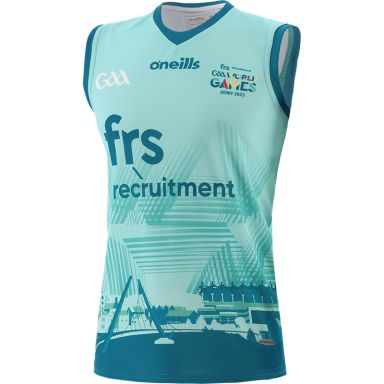 Men's Mint / Marine GAA World Games GAA Vest From O'Neills