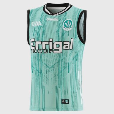 Green O’Neills Derry GAA Kids' Goalkeeper Vest 2026 by O’Neills.